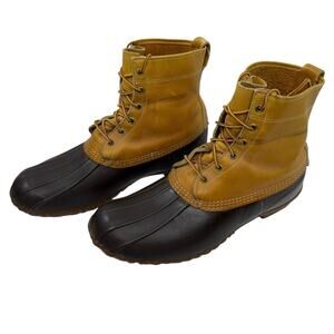 L.L. Bean Men's Tan and Black Boots